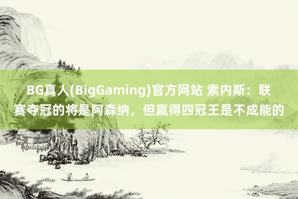 BG真人(BigGaming)官方网站 索内斯：联赛夺冠的将是阿森纳，但赢得四冠王是不成能的