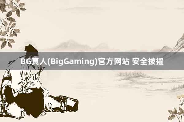 BG真人(BigGaming)官方网站 安全拔擢