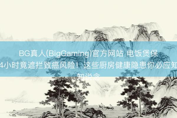 BG真人(BigGaming)官方网站 电饭煲保温超4小时竟遮拦致癌风险！这些厨房健康隐患你必应知说念