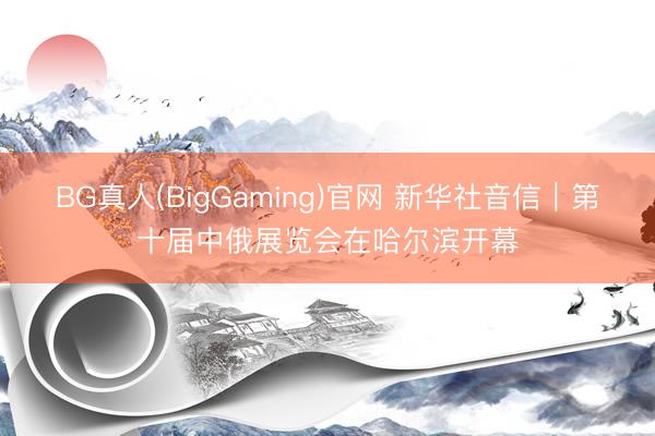 BG真人(BigGaming)官网 新华社音信｜第十届中俄展览会在哈尔滨开幕